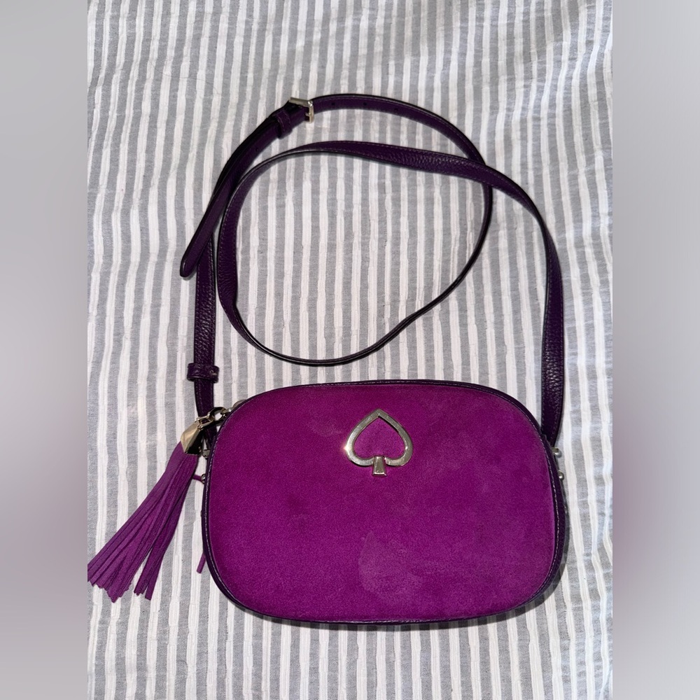 Kate Spade New York KOURTNEY SUEDE CAMERA BAG (Authentic)